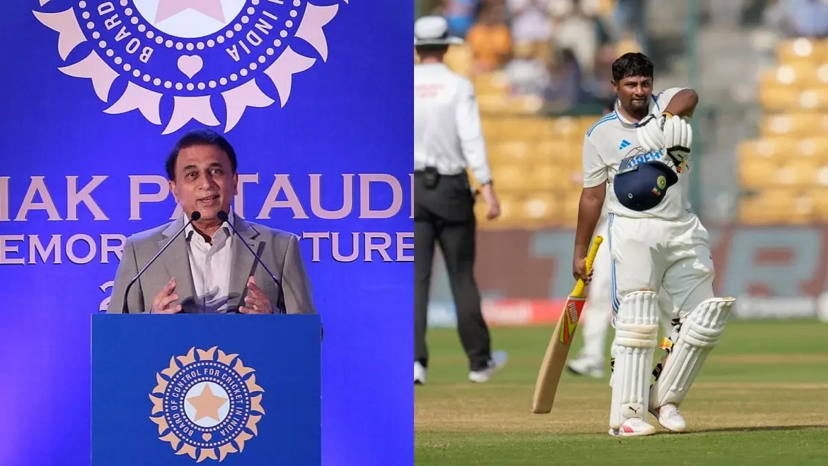 Sunil Gavaskar's Emotional Pep Talk For Sarfaraz Khan After England Tour Snub: 'Break The Doors Down' Sunil Gavaskar and Sarfaraz Khan