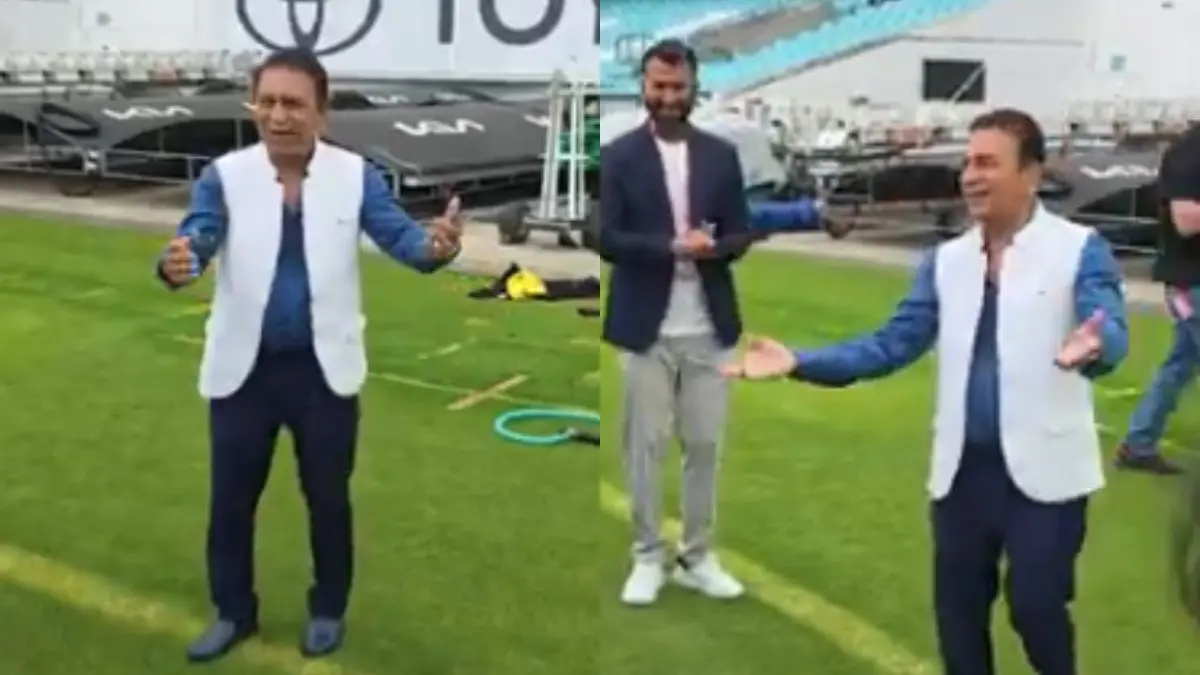 Sunil Gavaskar at The Oval
