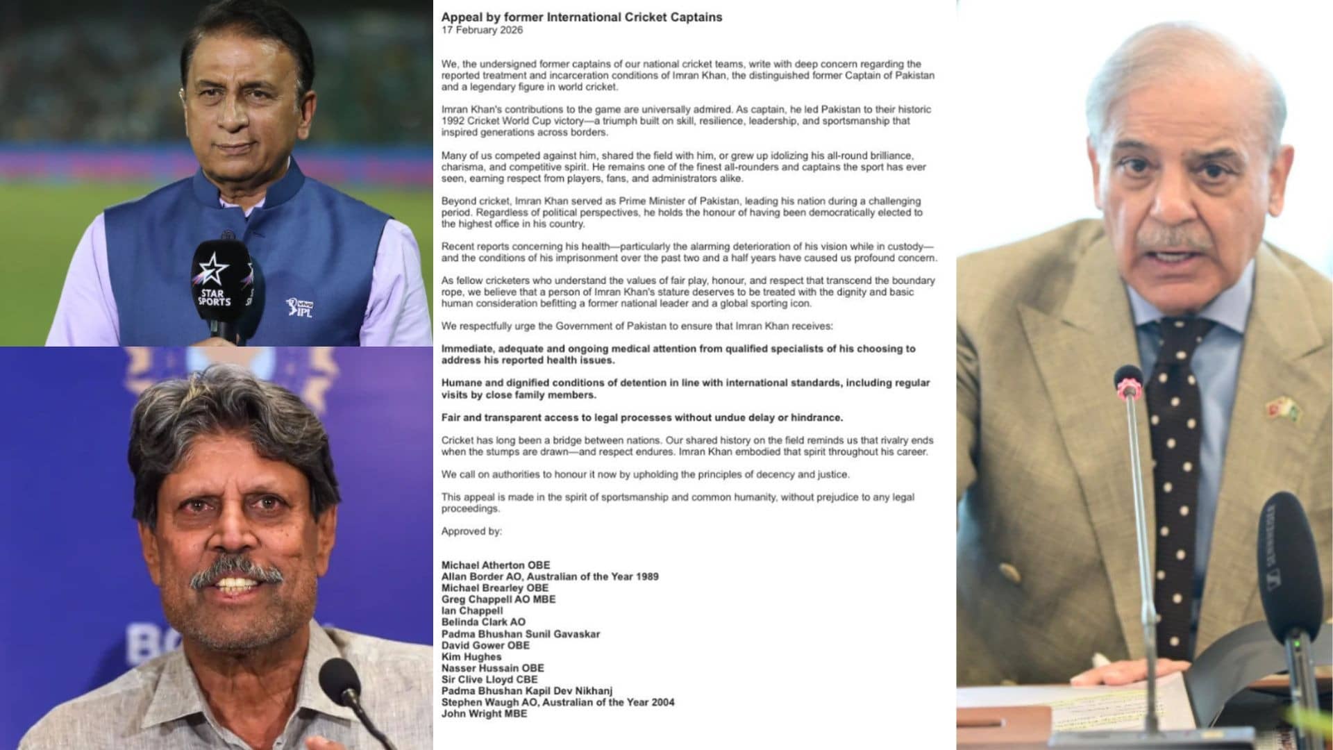 भारत-पाकिस्‍तान मैच के बाद ऐसा क्या हुआ? सुनील गवास्‍कर-कपिल देव सहित 14 पूर्व दिग्गज कप्‍तानों ने लिखी शहबाज शरीफ को चिट्ठी