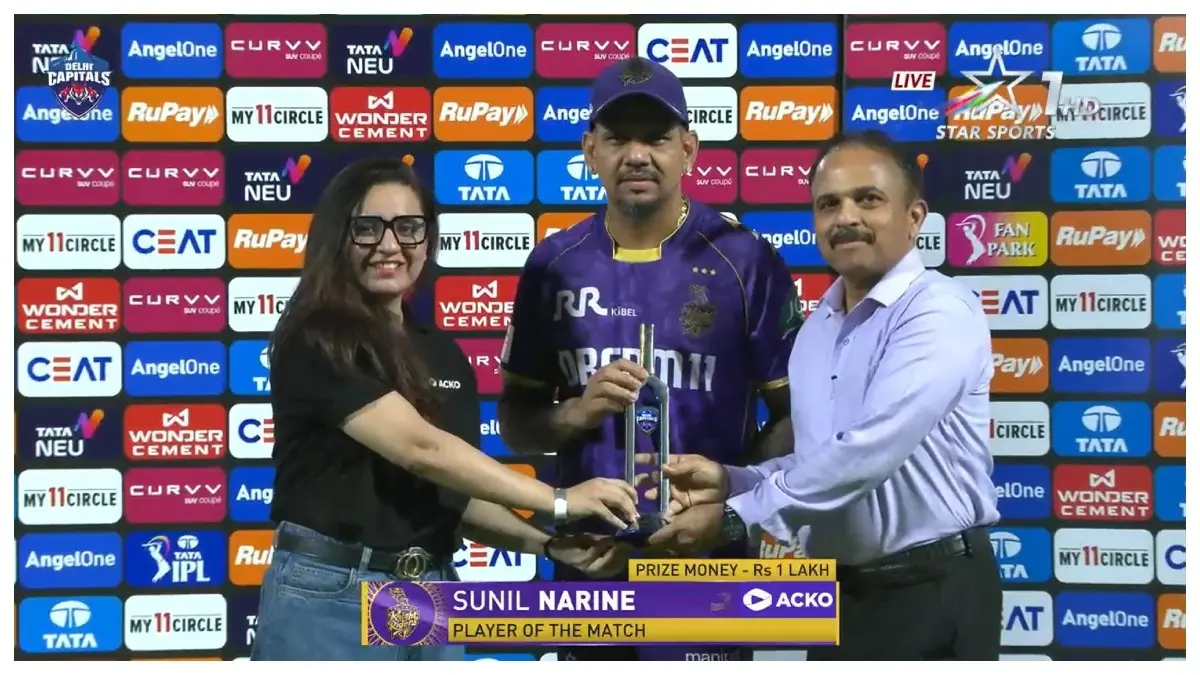 Sunil Narine POTM