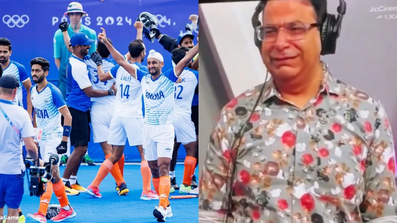 Sunil Taneja Cry after Indian Hockey Team Qualifies for Semifinal
