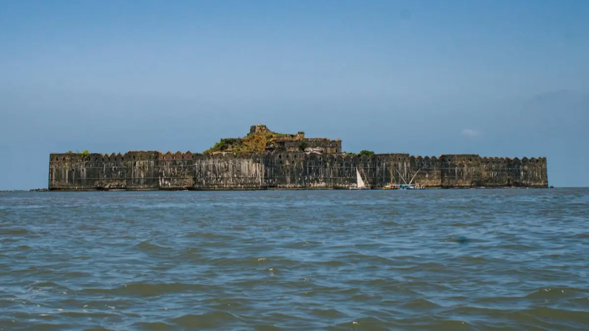 Sunken fort.