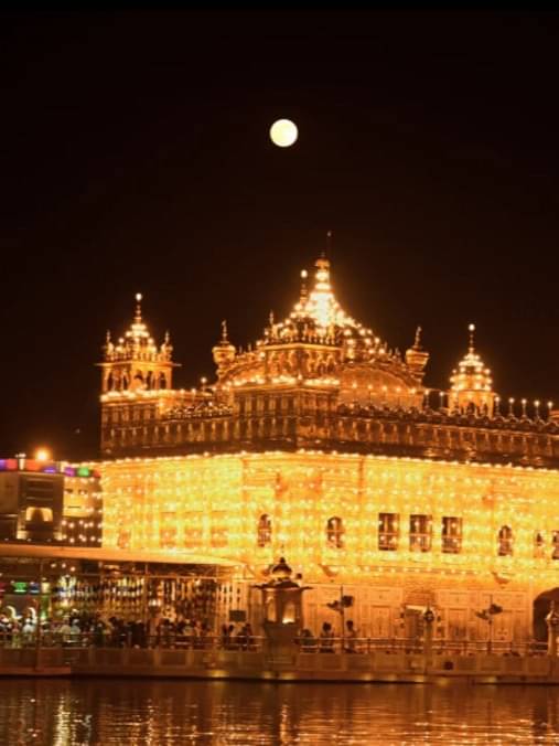 Supermoon Meets the Golden Temple