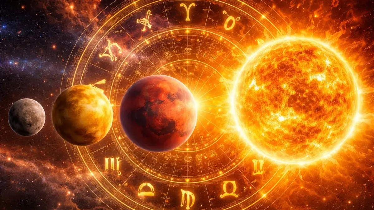 Surya Mangal Yuti: सूर्य-मंगल की युति से फरवरी में इन राशियों की चमकेगी किस्मत, होगा धन लाभ; किन्हें मिलेगा नौकरी में प्रमोशन? surya mangal yuti sun mars lucky zodiac signs