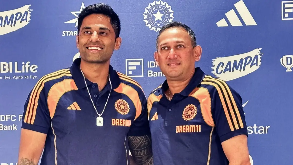 BCCI Inflates Base Sponsorship Price For Lead Sponsorship Rights Of Team India After Extending Invite: Report Suryakumar Yadav and Ajit Agarkar