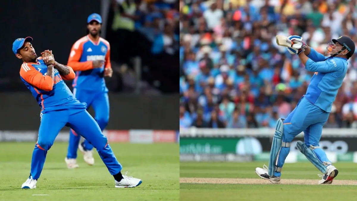 Suryakumar Yadav and MS Dhoni