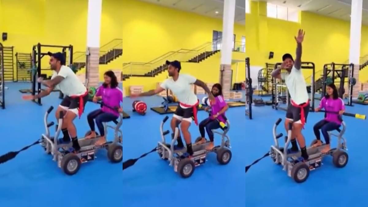 Suryakumar Yadav and Shreyanka Patil hop on to the viral 'Aura Farming' trend