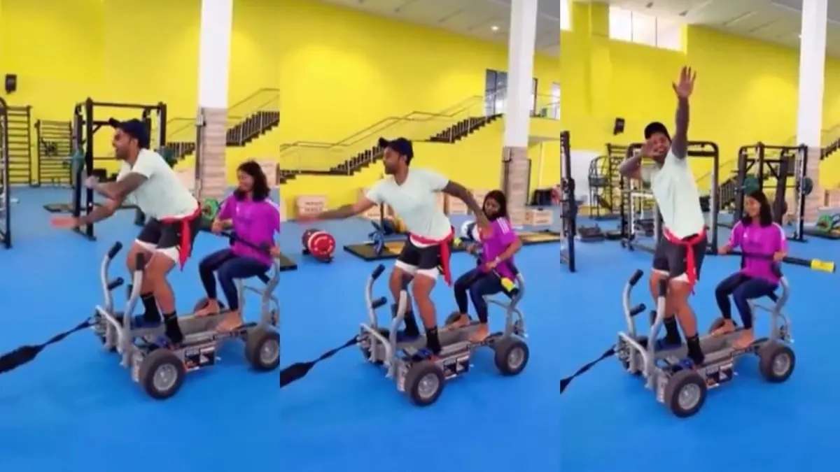 Suryakumar Yadav, Shreyanka Patil Hop On To New Aura Farming Trend, India T20I Skipper's Video Goes Viral On Social Media - WATCH Suryakumar Yadav and Shreyanka Patil hop on to the viral 'Aura Farming' trend