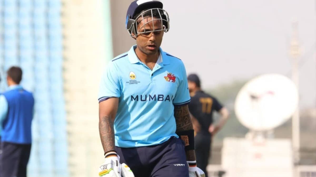 Suryakumar Yadav for Mumbai in the Syed Mushtaq Ali Trophy 2025