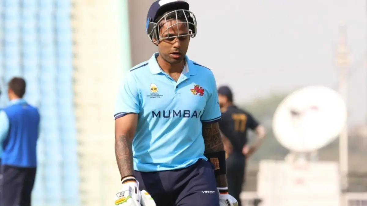 Suryakumar Yadav for Mumbai in the Syed Mushtaq Ali Trophy 2025