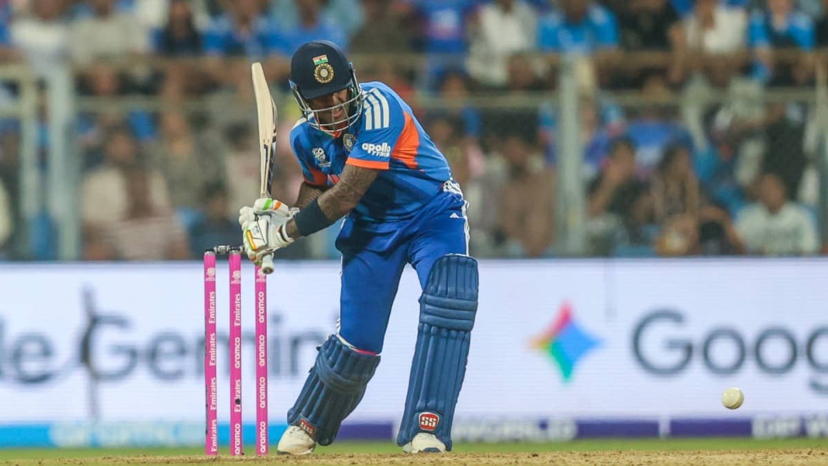 Suryakumar Yadav in action against USA