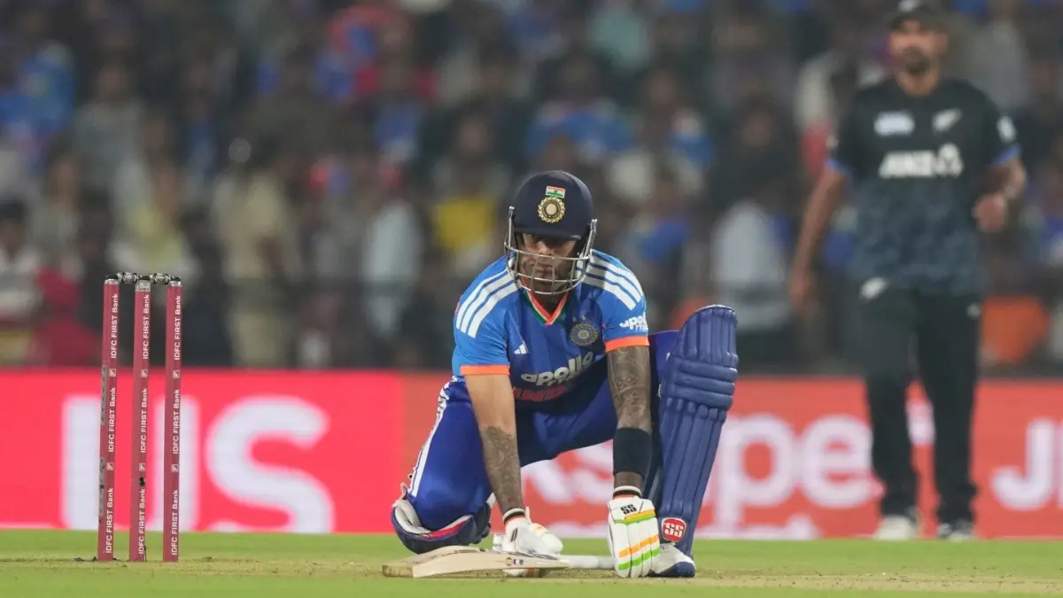 Suryakumar Yadav Becomes Fourth Player To Achieve Elusive Career Milestone During IND vs NZ 1st T20I Suryakumar Yadav in action during IND vs NZ 1st T20I