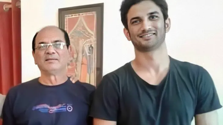 Sushant Singh Rajput with Father