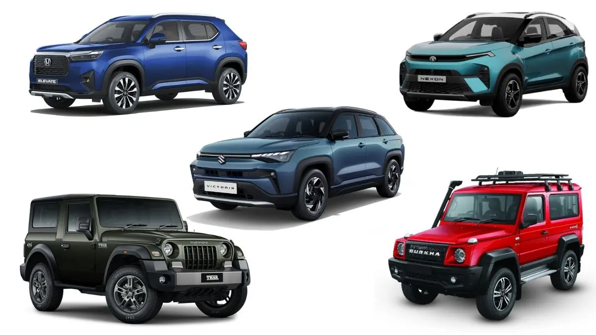 Tata Nexon to Mahindra Thar: Top 5 Cars with Best Ground Clearance: Conquer Any Road! SUVs with High Ground Clearance