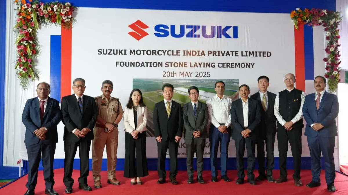 Suzuki Motorcycle India Lays Foundation for Rs 1,200 Crore Plant in Haryana's Kharkhoda Suzuki Motorcycle India Pvt. Ltd.