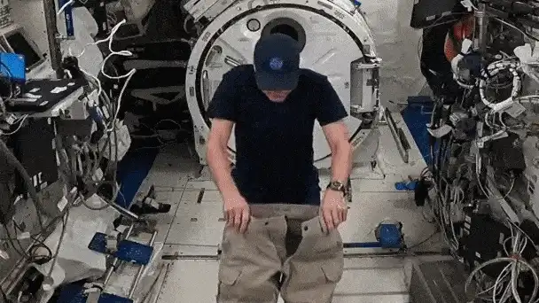 This is How a NASA Astronaut Wears His Pants—Two Legs at a Time
