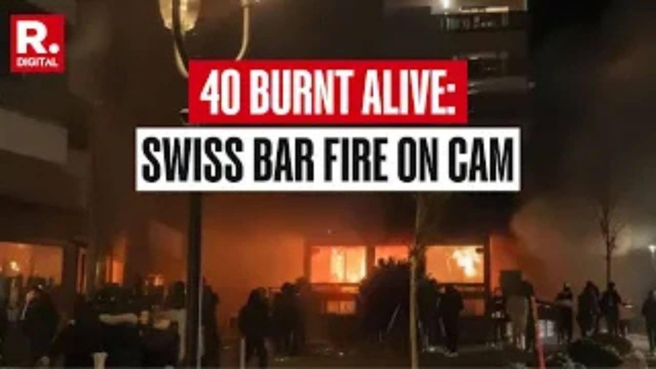 Switzerland Bar Fire Video