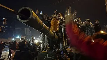 Syrian government falls