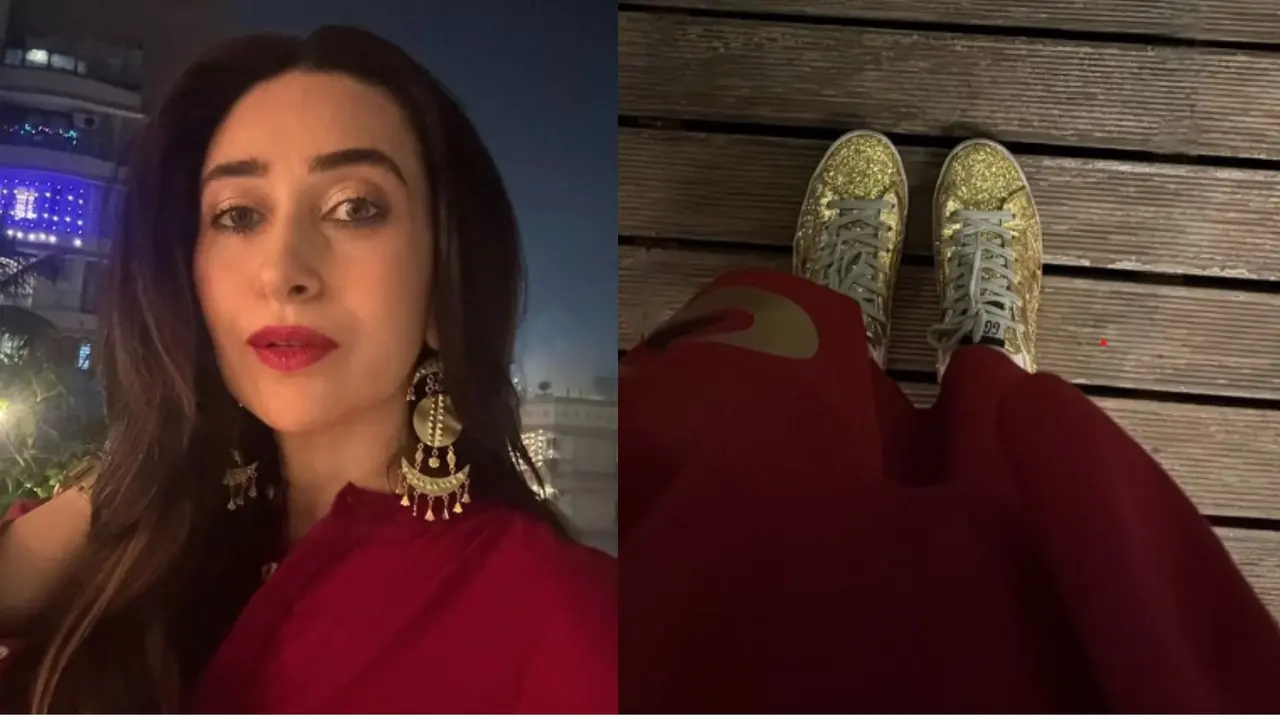 Take a festive fashion cue from Karishma Kapoor this Diwali.