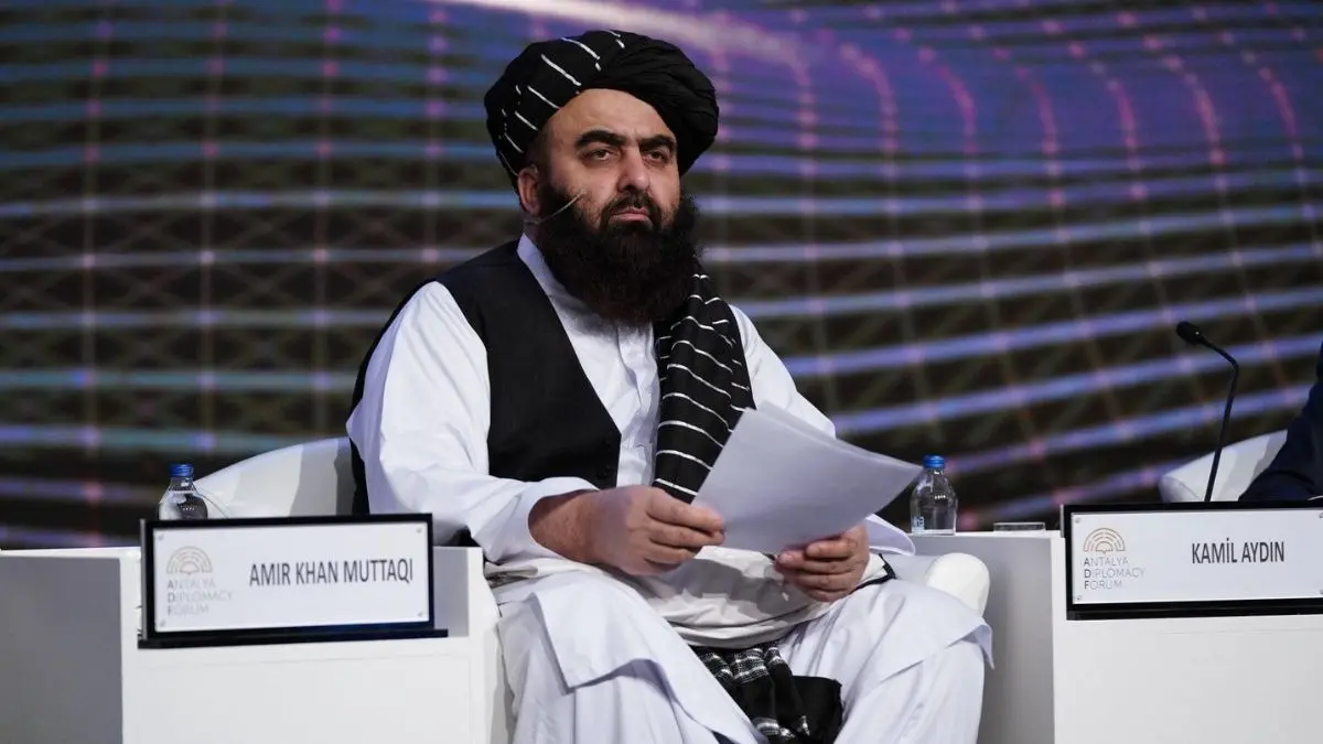 Taliban Foreign Minister Amir Khan Muttaqi