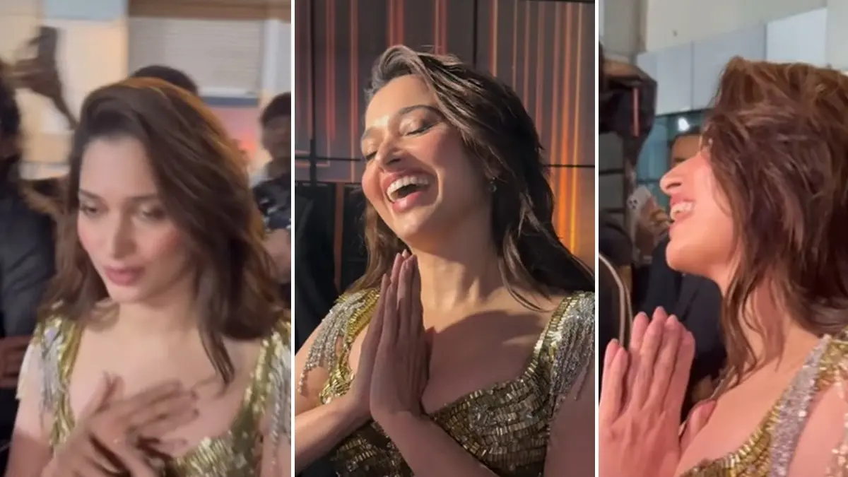 Tamannaah Bhatia attended an awards night in Mumbai on May 17