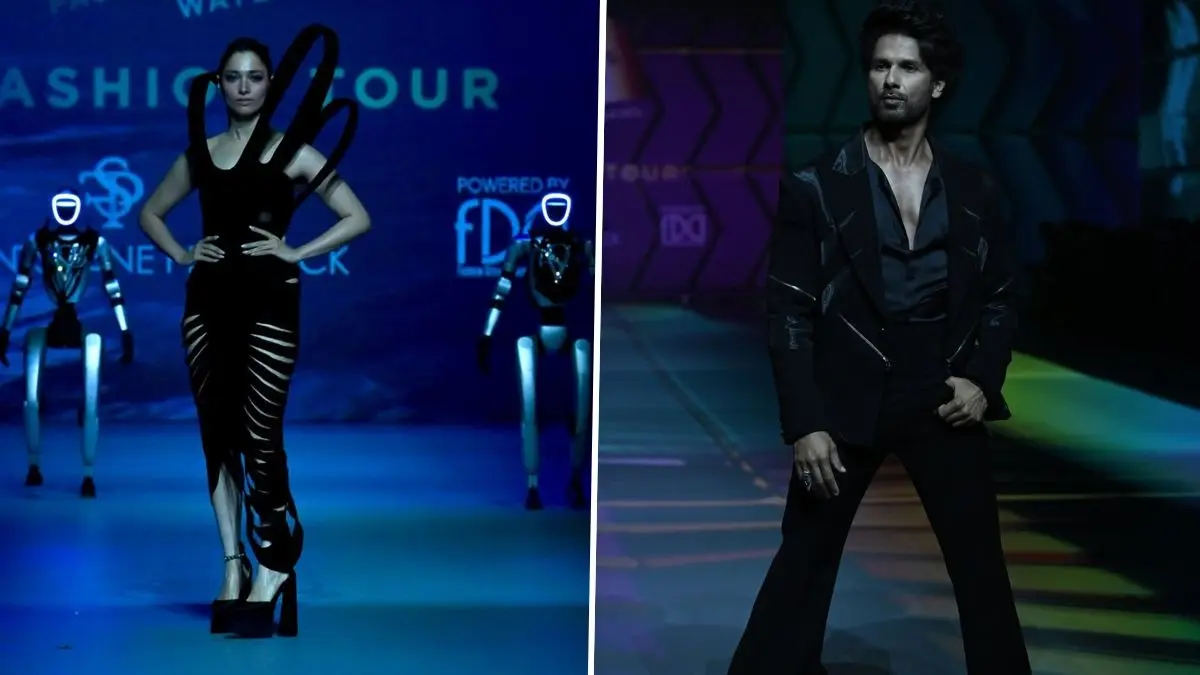 Tamannah Bhatia-Shahid Kapoor at fashion show