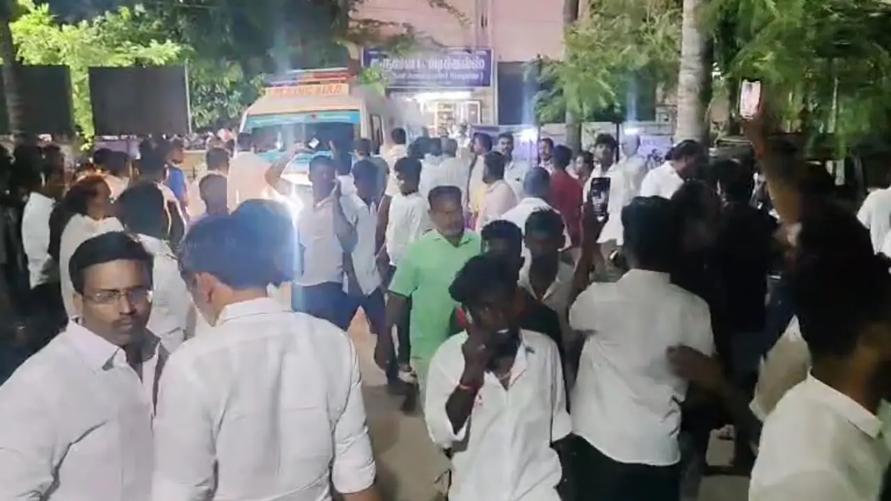 Stampede at TVK Chief Vijay's Karur Rally Leaves Over 30 Dead, Many Injured Tamil Nadu Stampede