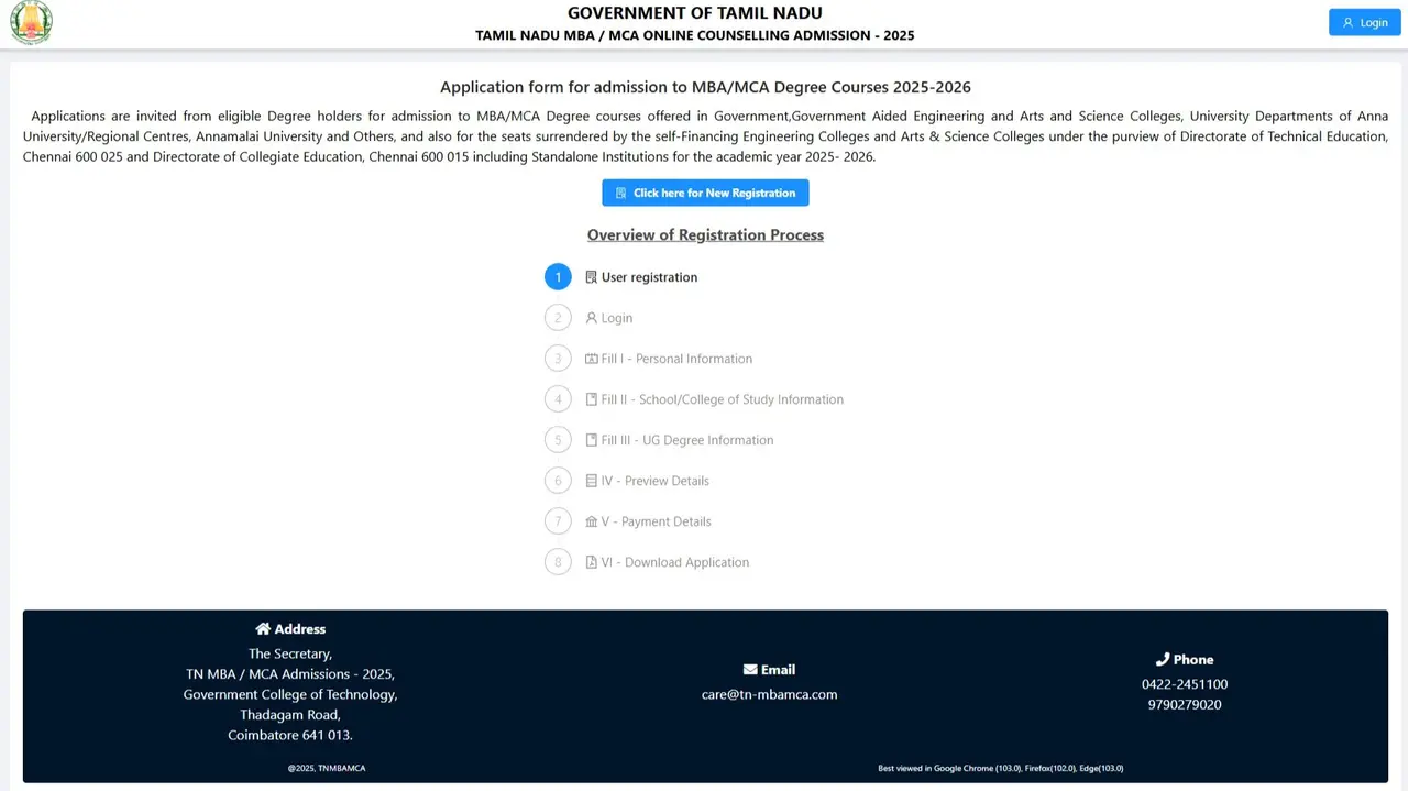 TANCET 2025 Counselling Registration Begins for MBA, MCA Admission at tancet.annauniv.edu, Here's How to Apply TANCET 2025 Counselling Registration Begins for MBA, MCA Admission at tancet.annauniv.edu, Here's How to Apply