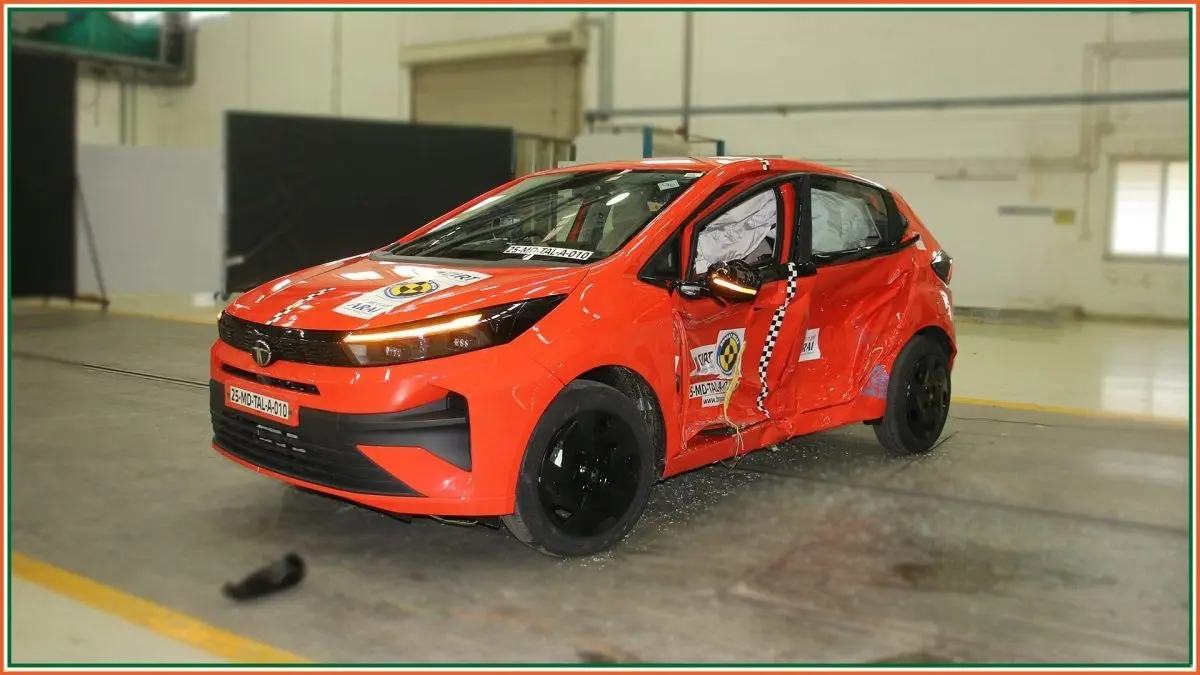 Tata Altroz Scores 5 Star Safety Rating in Bharat NCAP Tata Altroz scores five star safety rating in Bharat NCAP
