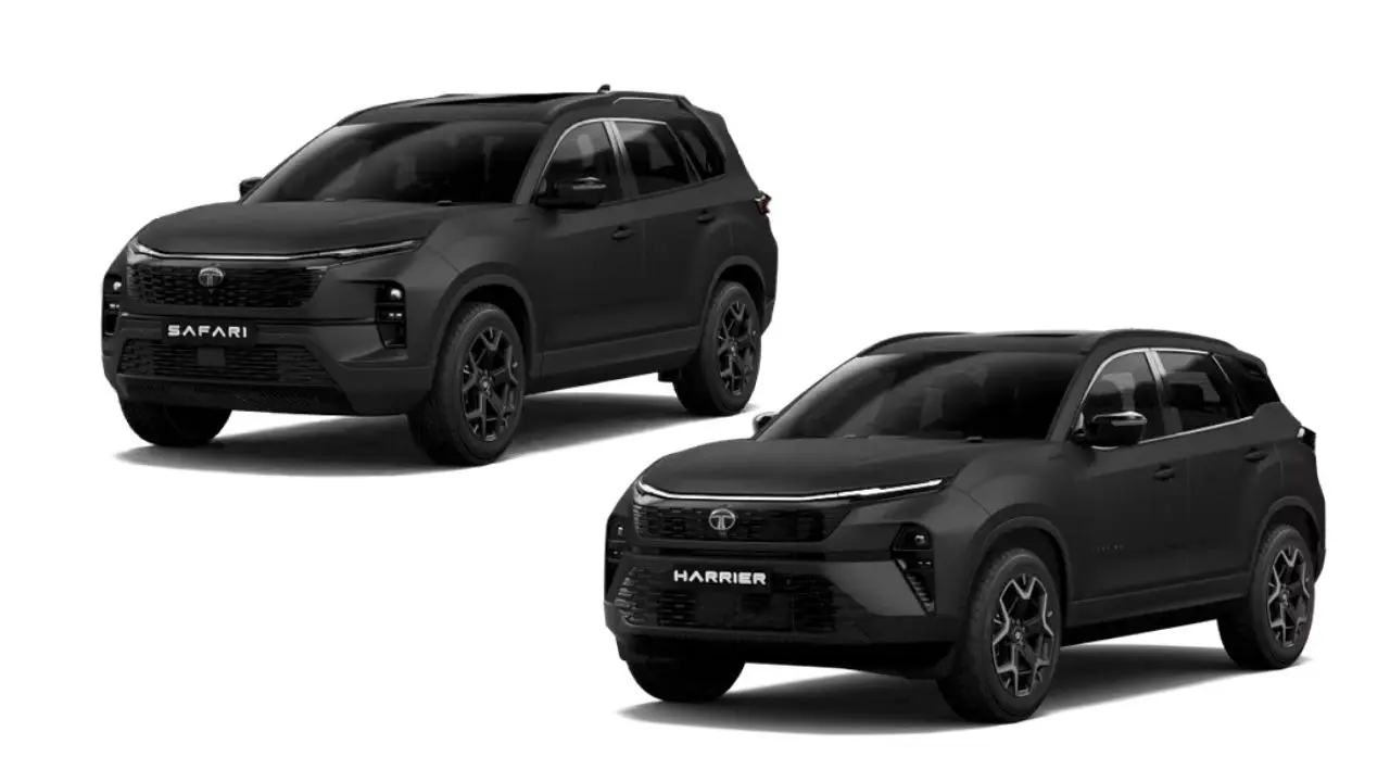Tata Harrier and Safari Stealth Editions