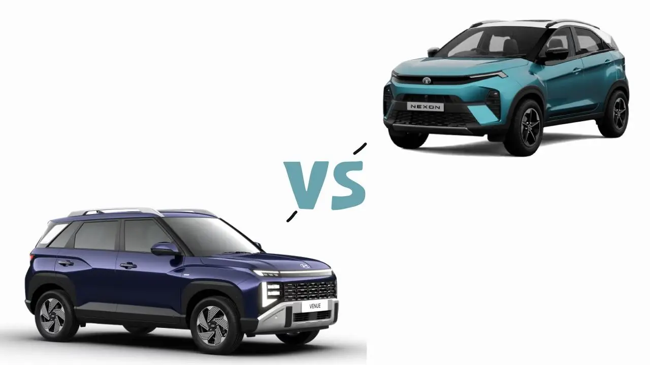 Hyundai Venue (2025) vs Tata Nexon - Price, Features, Specifications Compared Tata Nexon vs Hyundai Venue