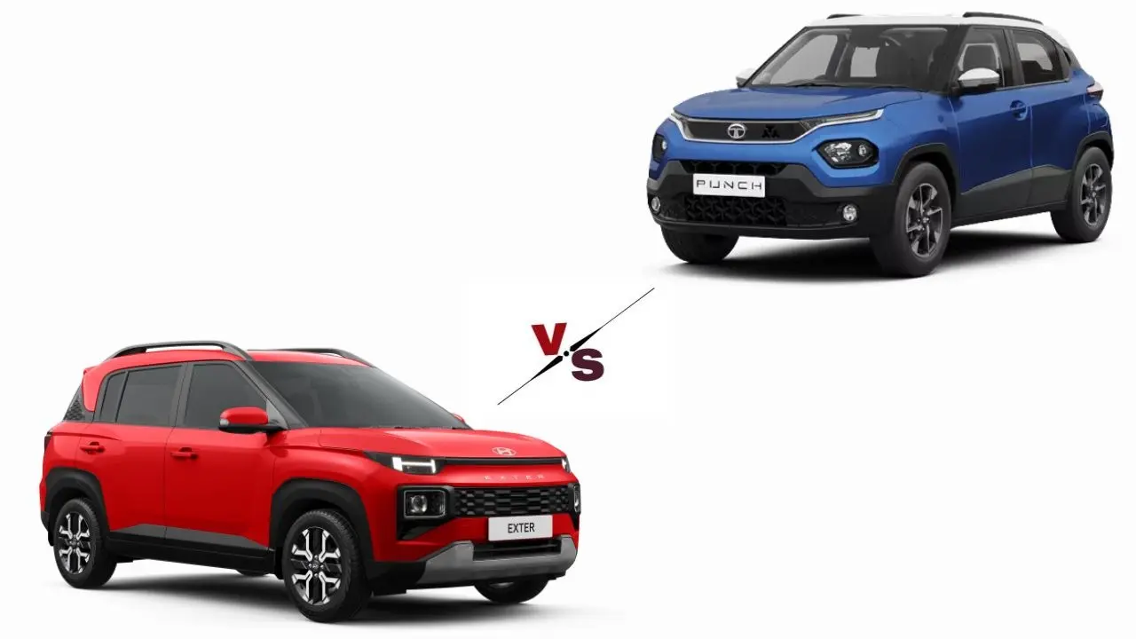 Tata Punch CNG vs Hyundai Exter CNG