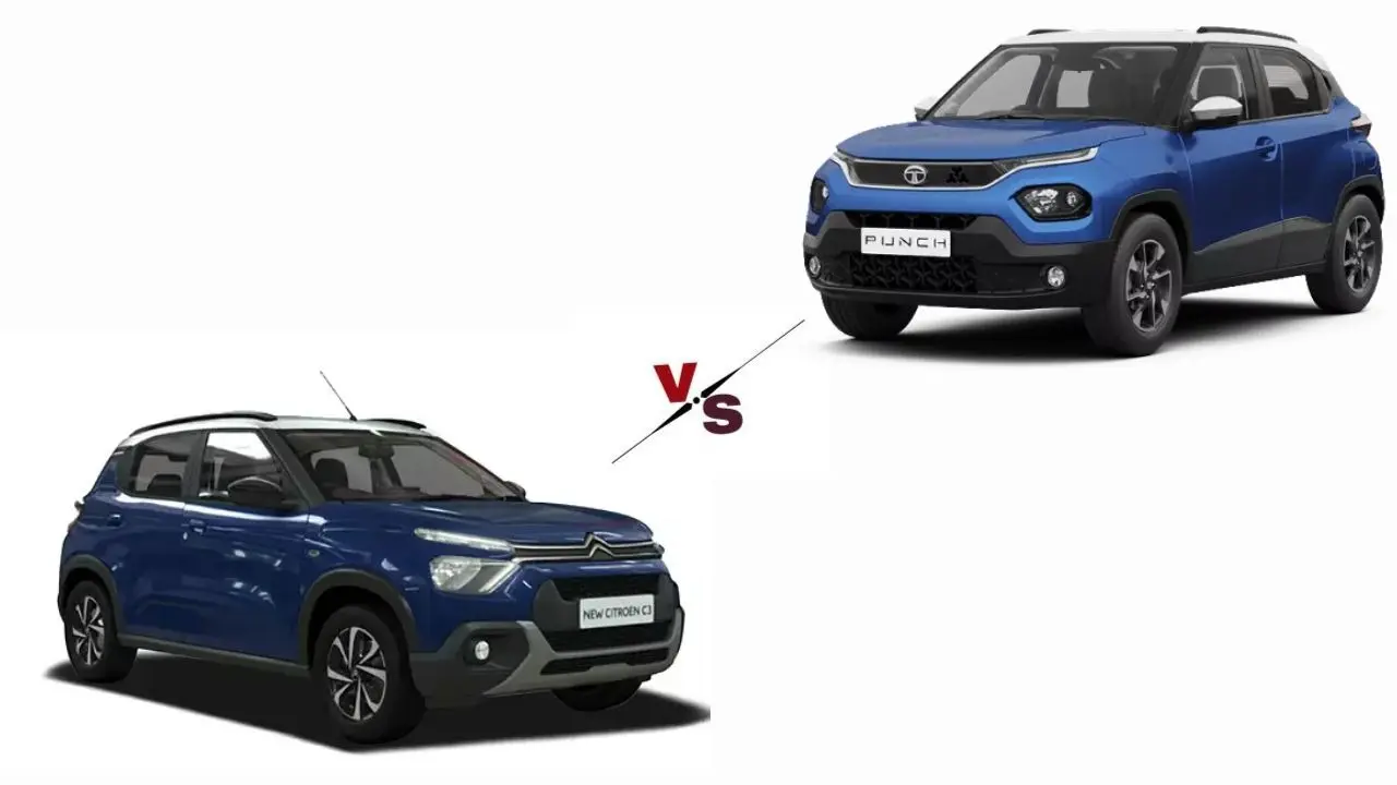 Tata Punch vs Citroen C3