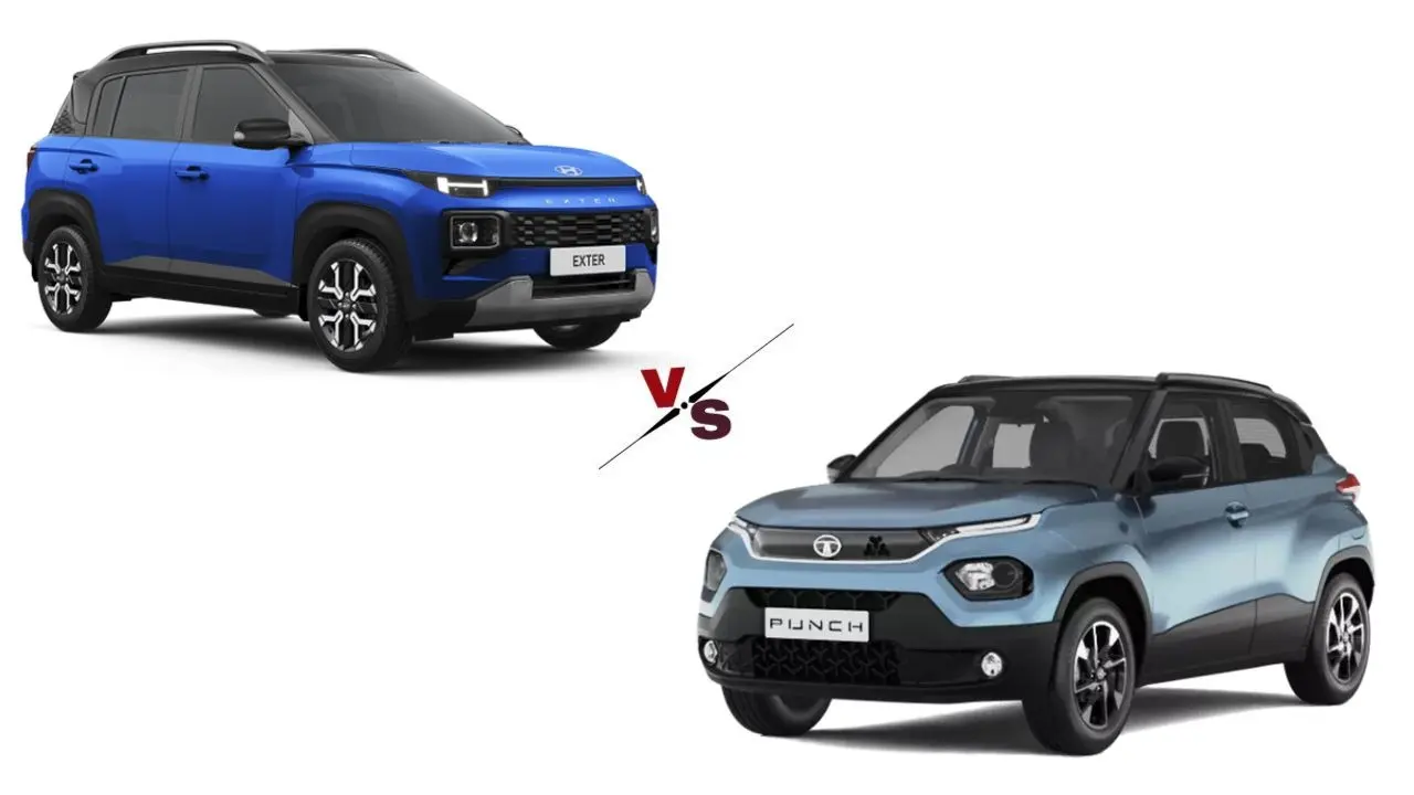 Tata Punch vs Hyundai Exter