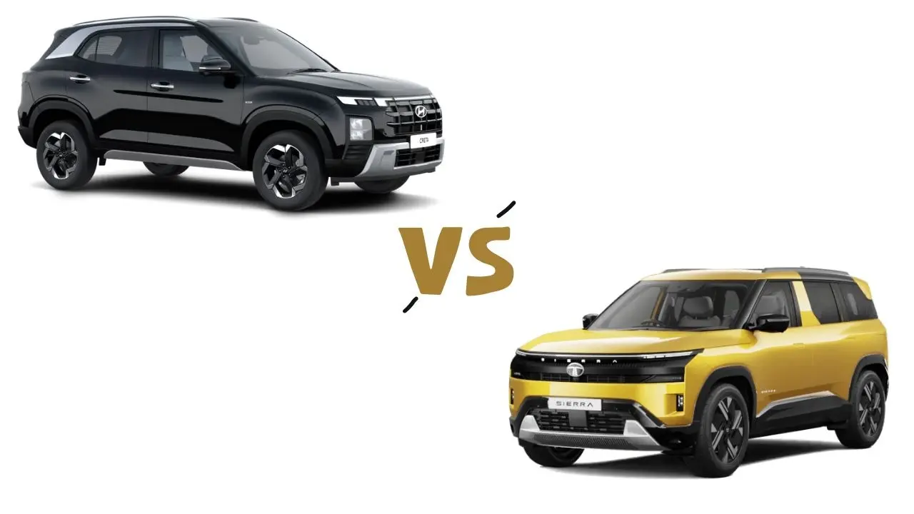 Tata Sierra vs Hyundai Creta