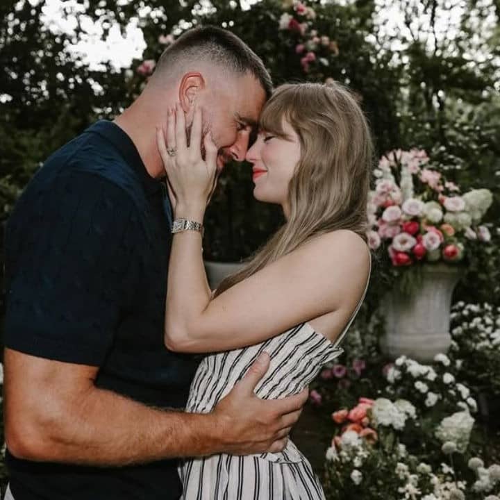 Taylor Swift and Travis Kelce