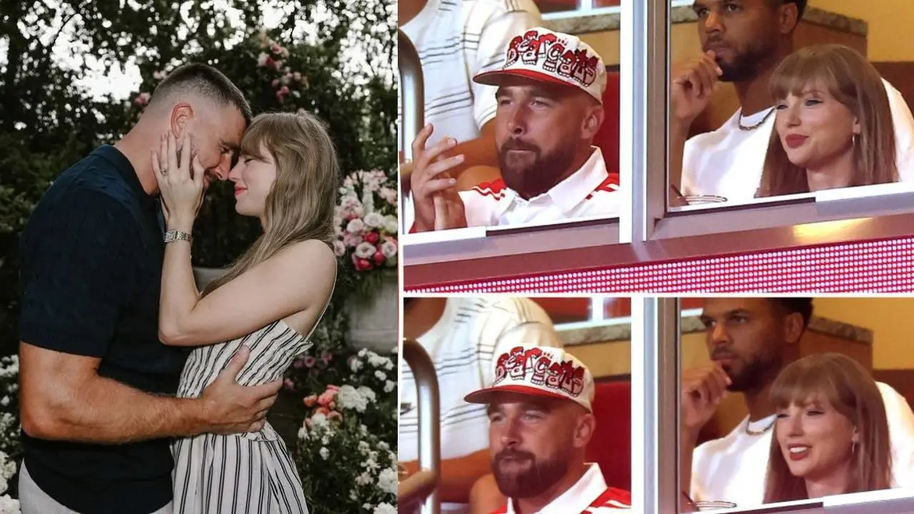 Taylor Swift Flaunts Her ₹5 Crore Ring In Her First Public Appearance With Fiance Travis Kelce After Engagement Announcement Taylor Swift Flaunts Her ₹5 Crore Ring In Her First Public Appearance With Fiance Travis Kelce After Engagement Announcement