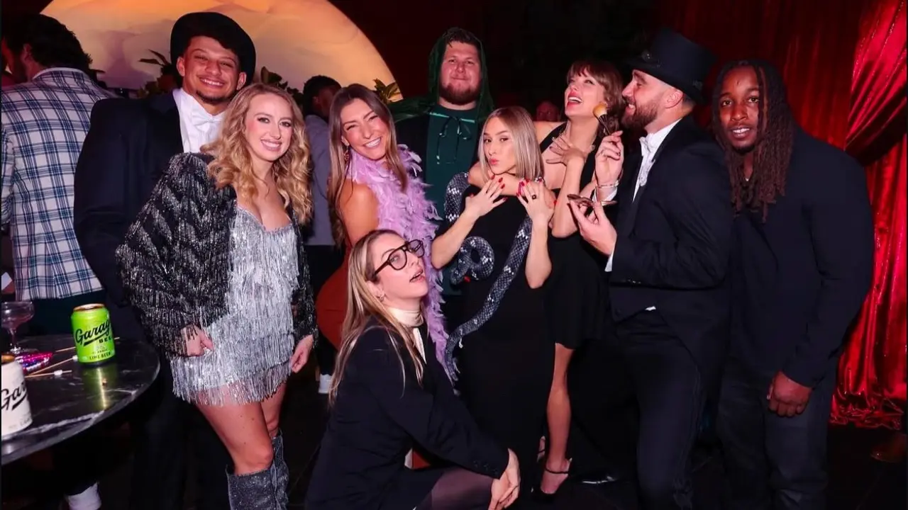 Photos: Taylor Swift Gets Mushy With Travis Kelce At Her Eras Tour Themed Birthday Bash Taylor Swift's 35th birthday bash
