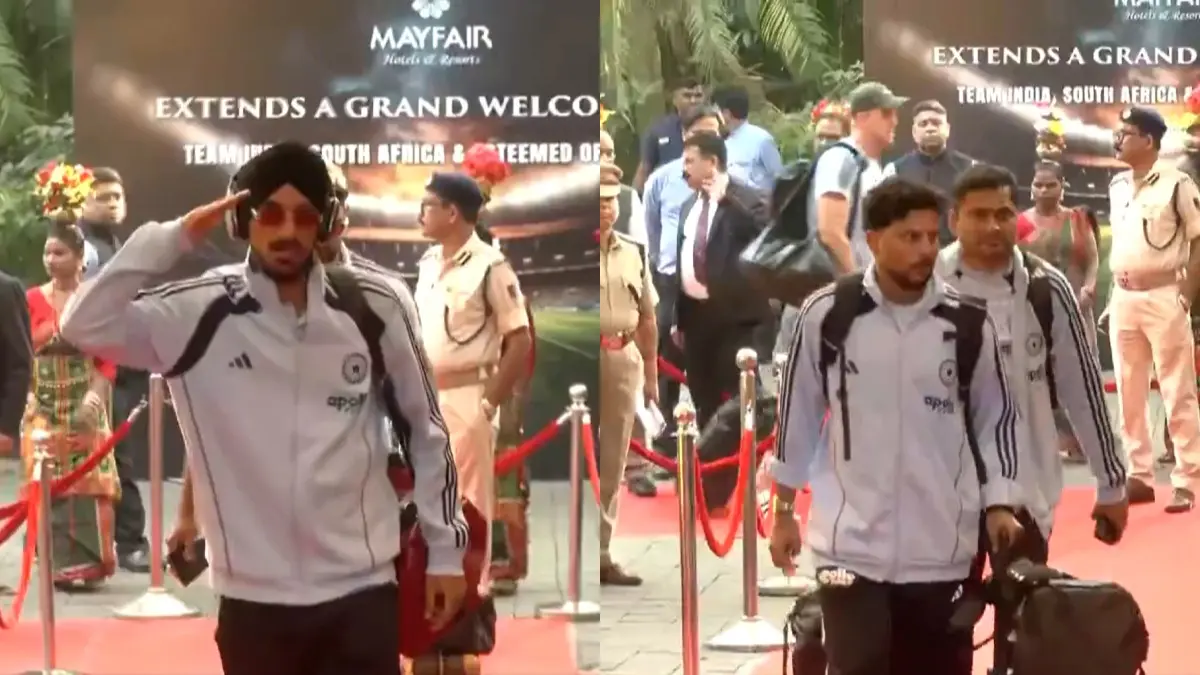Team India Arrive In Bhubaneswar