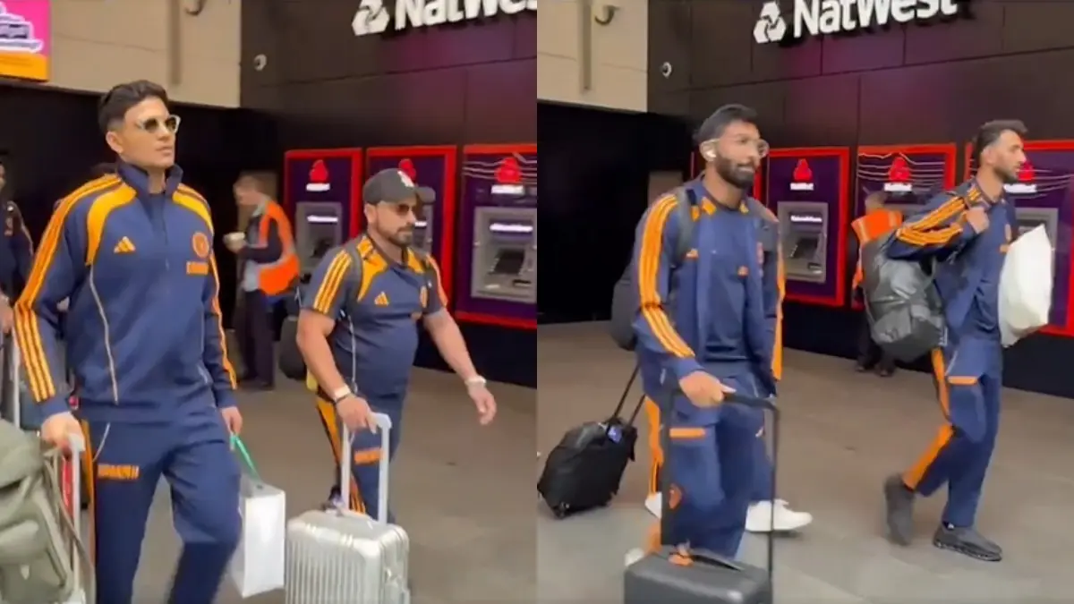 Team India Arrive In Leeds