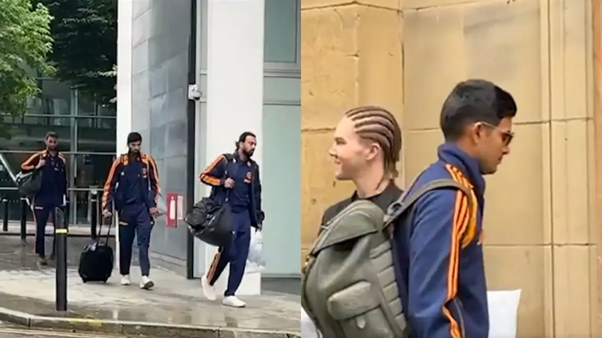 Team India Arrive In Manchester