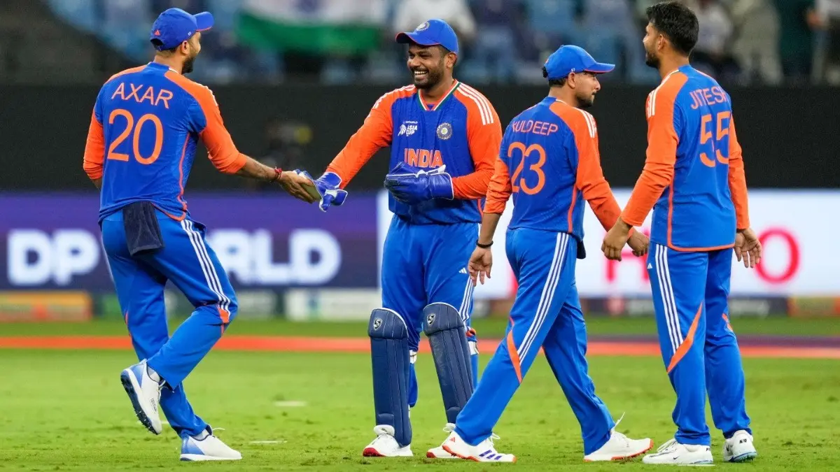 Asia Cup 2025: Pathum Nissanka's Masterclass Goes In Vain, Team India Clinch Thrilling Win Over Sri Lanka In Super Over Team India celebrate after taking a catch against Sri Lanka at the Asia Cup 2025