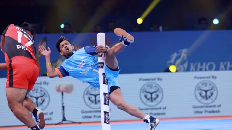 Team India during Kho Kho World Cup