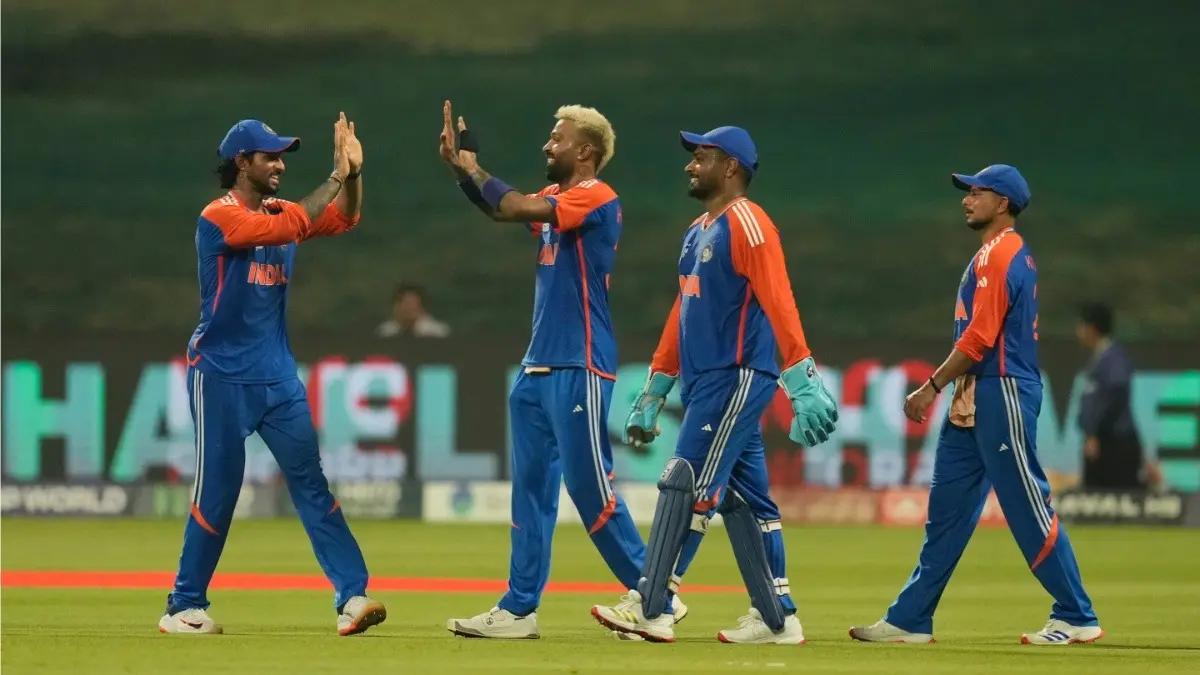 Asia Cup 2025 - Sanju Samson Overlooked, 31-Year-Old All-Rounder Claims Impact Player of The Match Award After India's 21-Run Win Over Oman Team India players celebrate after the dismissal of Oman's Aamir Kaleem at the Asia Cup 2025