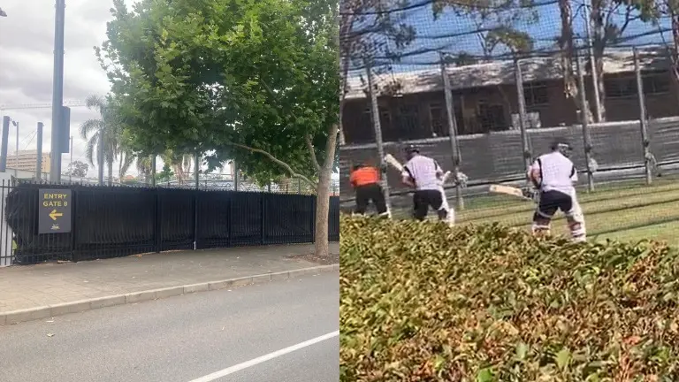 Team India's practice session at WACA Ground