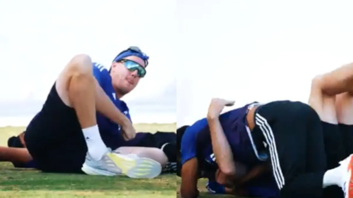 WrestleMania Trials? Morne Morkel Turns Dwayne 'The Rock' Johnson During India's Training Session Ahead of Birmingham Test | WATCH VIDEO Team India Training Session