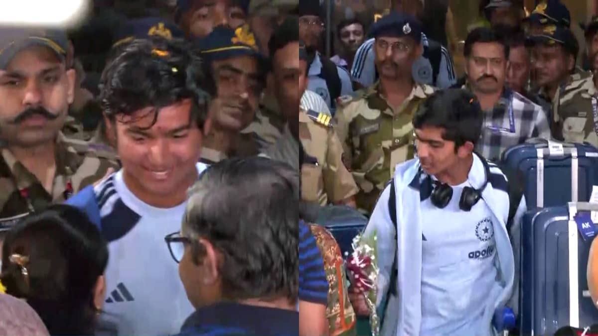 Team India U19 Arrives In Mumbai