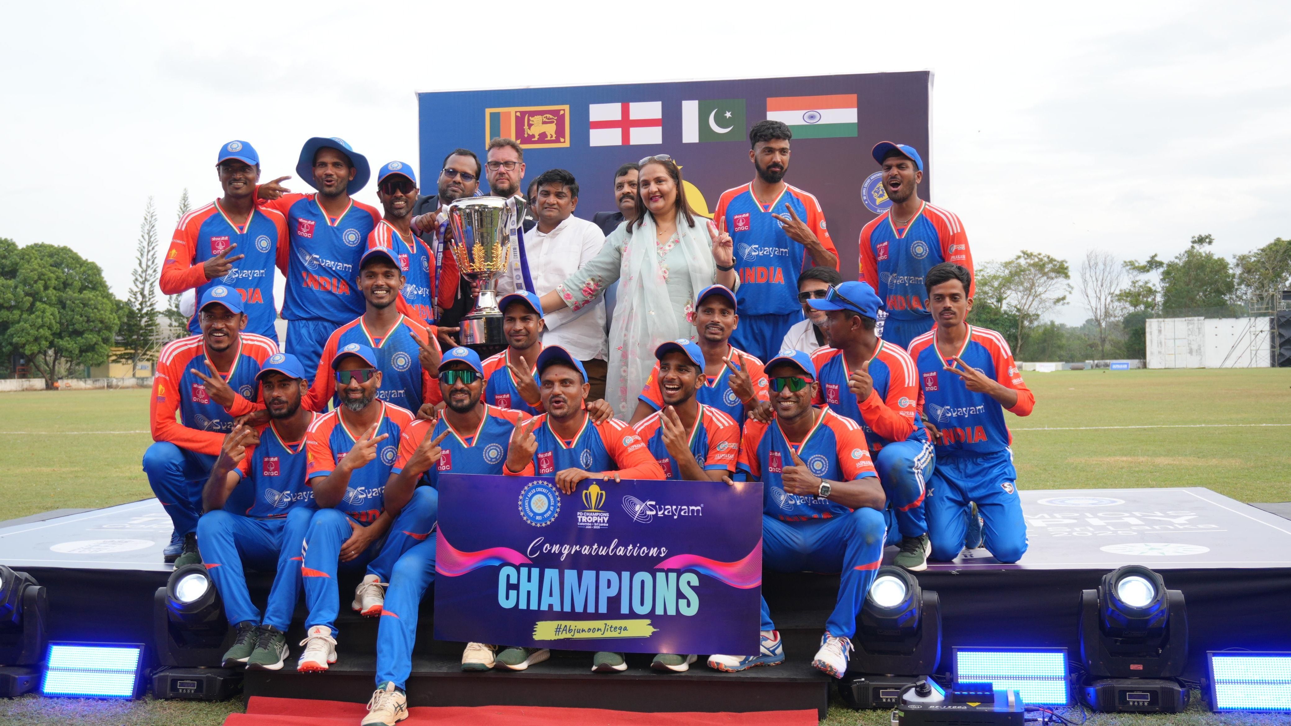 Team India Triumphs At PD Champions Trophy 2025, Defeating England In Historic Victory