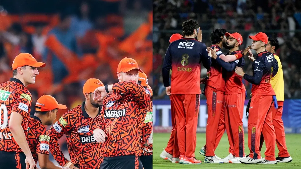 Team Sunrisers Hyderabad and Team Royal Challengers Bengaluru