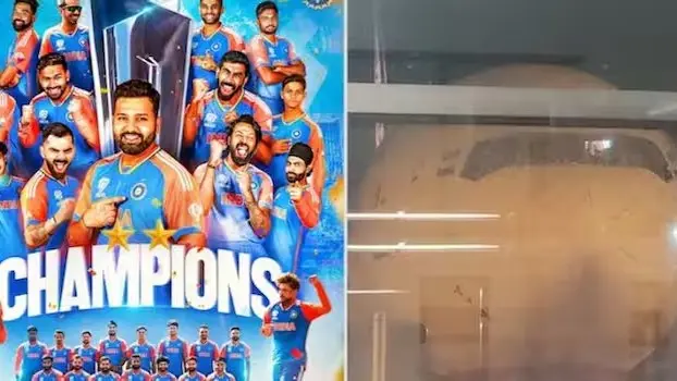 Chartered flight that will be carrying team india has a special call sign AIC24WC